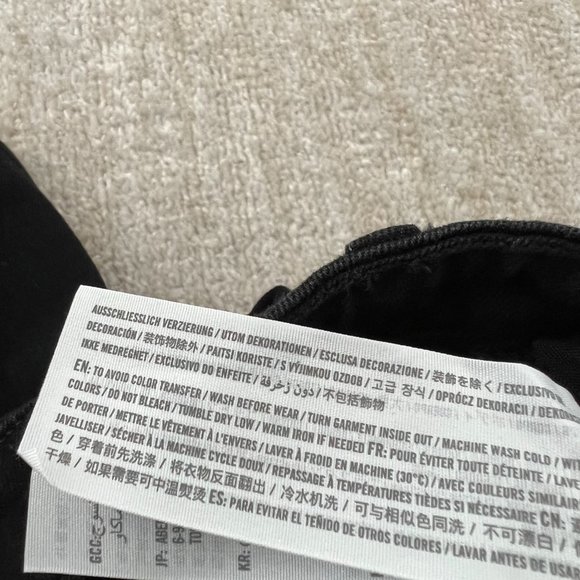 Abercrombie & Fitch The Skinny High Rise Jeans 26 / 2 Curve Love Black - Picture 10 of 10